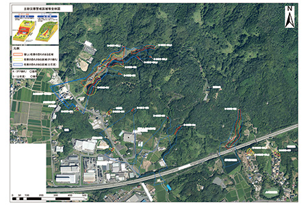土砂災害警戒区域図